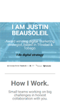 Mobile Screenshot of jusbeau.com